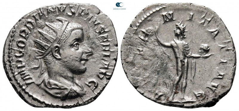 Gordian III AD 238-244. Rome
Antoninianus AR

20 mm, 3,49 g



very fine