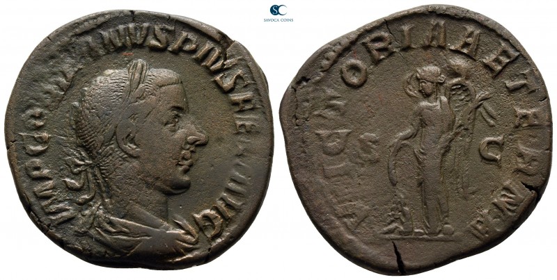 Gordian III AD 238-244. Rome
Sestertius Æ

30 mm, 19,73 g



nearly very ...