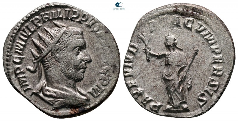 Philip I Arab AD 244-249. Antioch
Antoninianus AR

21 mm, 3,48 g



very ...