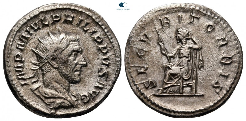 Philip I Arab AD 244-249. Rome
Antoninianus AR

23 mm, 4,78 g



very fin...