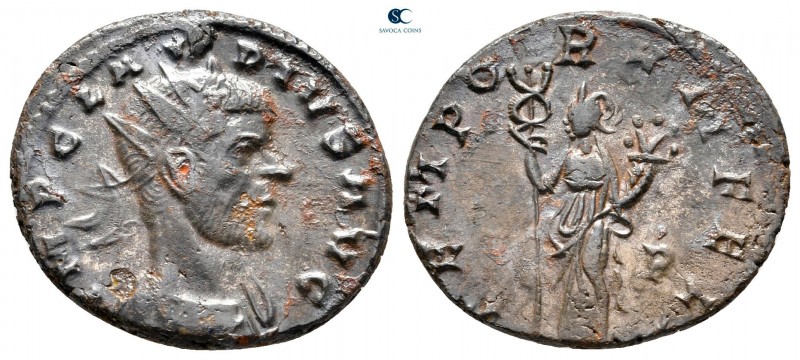 Claudius II (Gothicus) AD 268-270. Siscia
Billon Antoninianus

19 mm, 2,78 g...