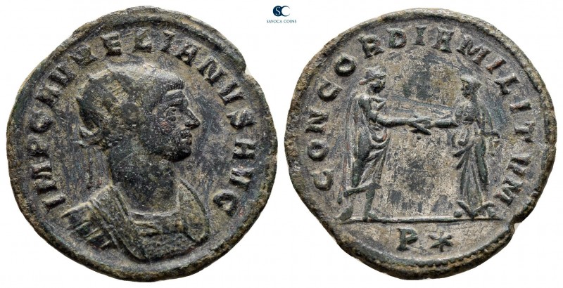 Aurelian AD 270-275. Siscia
Antoninianus Æ

20 mm, 2,93 g



nearly very ...