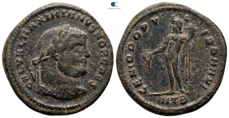 Galerius Maximianus, as Caesar AD 293-305. Heraclea
Follis Æ

27 mm, 9,89 g
...