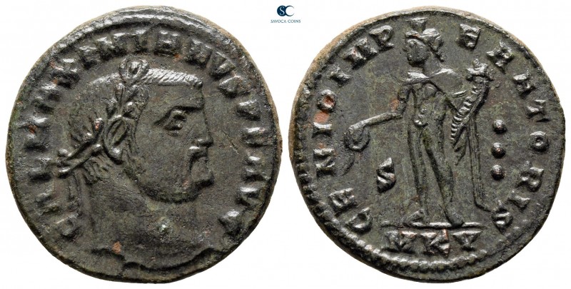 Galerius Maximianus AD 305-311. Cyzicus
Follis Æ

23 mm, 7,33 g



very f...