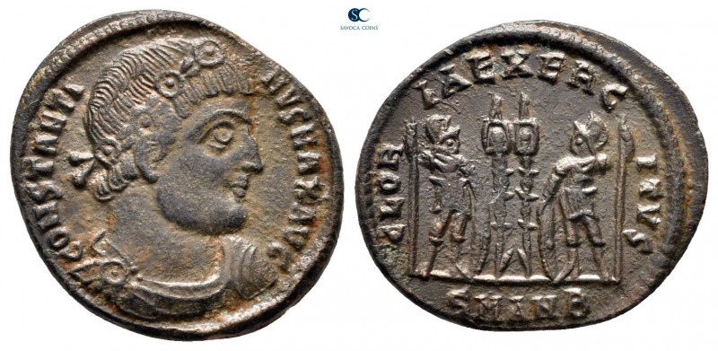 Constantine I the Great AD 306-337. Antioch
Follis Æ

17 mm, 2,04 g



ve...