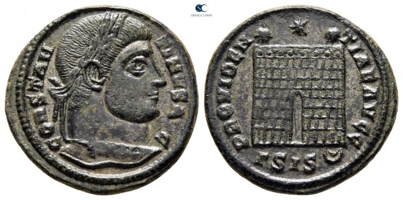 Constantine I the Great AD 306-337. Siscia
Follis Æ

18 mm, 2,88 g



ver...