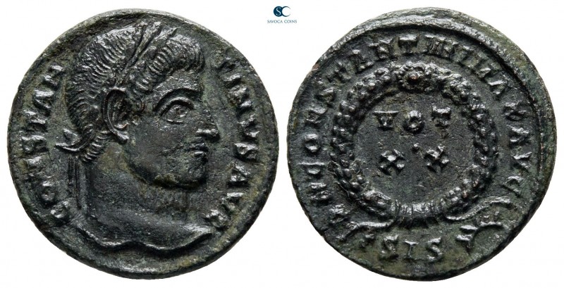 Constantine I the Great AD 306-337. Siscia
Follis Æ

17 mm, 2,84 g



ver...