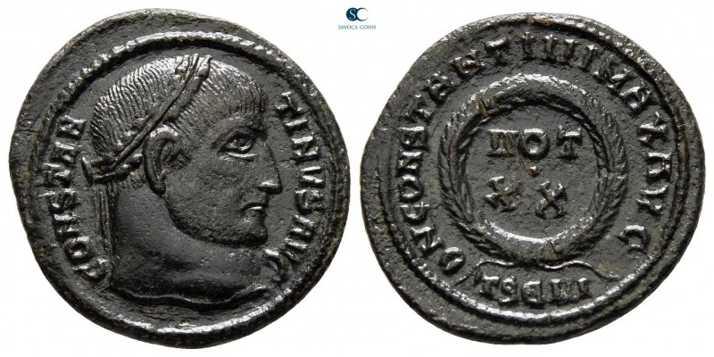 Constantine I the Great AD 306-337. Thessaloniki
Follis Æ

18 mm, 2,72 g

...