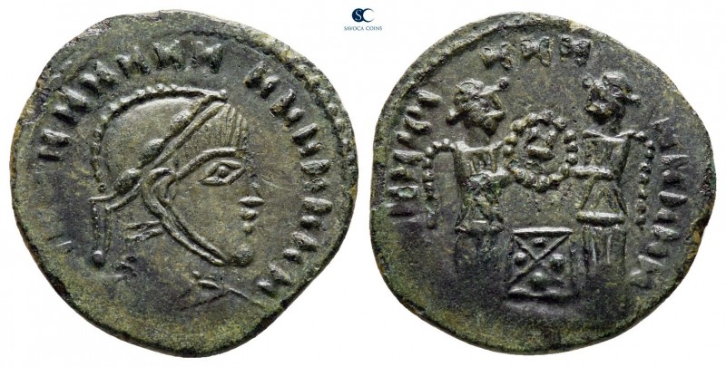 Constantine I the Great AD 306-337. Contemporary imitation. Uncertain mint
Foll...