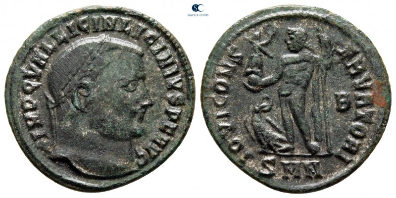 Licinius I AD 308-324. Nicomedia
Follis Æ

19 mm, 3,18 g



very fine