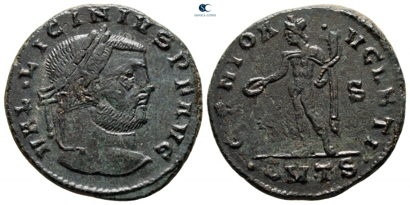 Licinius I AD 308-324. Thessaloniki
Follis Æ

23 mm, 5,36 g



very fine