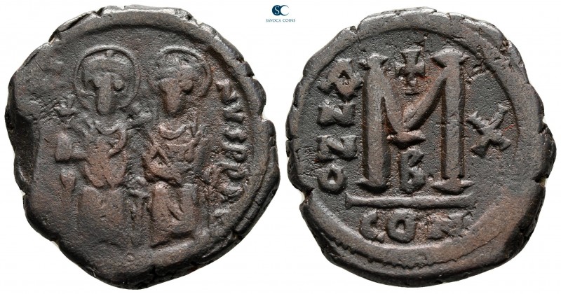 Justin II and Sophia AD 565-578. From the Tareq Hani collection. Constantinople...