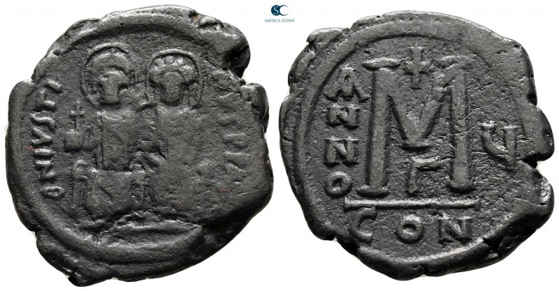 Justin II and Sophia AD 565-578. From the Tareq Hani collection. Constantinople...