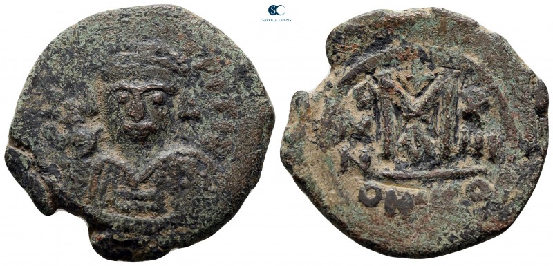 Maurice Tiberius AD 582-602. Nikomedia
Follis or 40 Nummi Æ

29 mm, 11,14 g
...