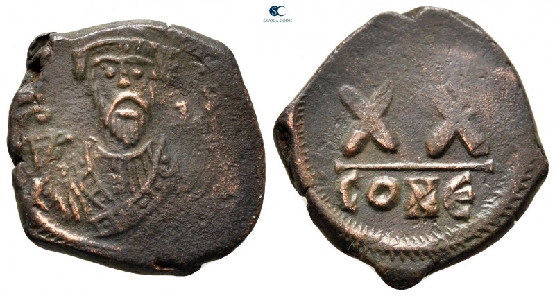 Phocas AD 602-610. Constantinople
Half Follis or 20 Nummi Æ

23 mm, 5,93 g
...