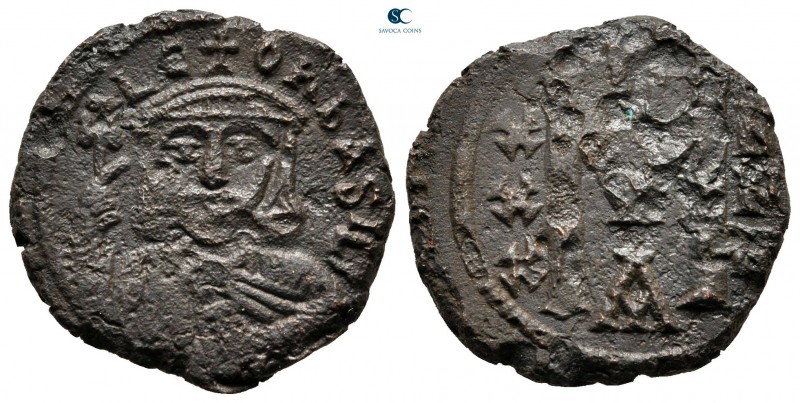 Leo V, the Armenian AD 813-820. Constantinople
Follis or 40 Nummi Æ

22 mm, 5...