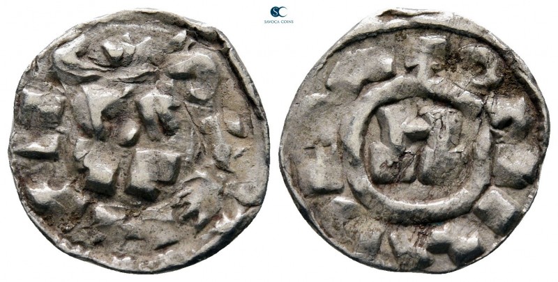 Heinrich III-V AD 1039-1125. Lucca
Denaro AR

15 mm, 0,79 g



nearly ver...