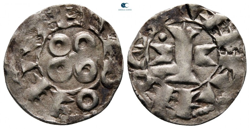 Anonymous circa AD 1100-1300. Provincial. Melgueil. Maguelonne mint
Denier AR
...