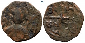 Bohémond II AD 1112-1130. Antioch. Follis Æ