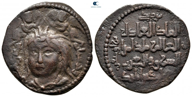 Saif al-Din Ghazi II AD 1170-1180. AH 565-576. Zangids (al-Mawsil)
Dirhem Æ

...