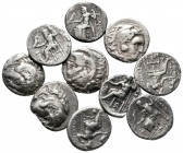 Lot of ca. 10 silver drachms of Alexander The Great / SOLD AS SEEN, NO RETURN!nearly very fine