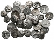 Lot of ca. 32 greek silver coins / SOLD AS SEEN, NO RETURN!nearly very fine