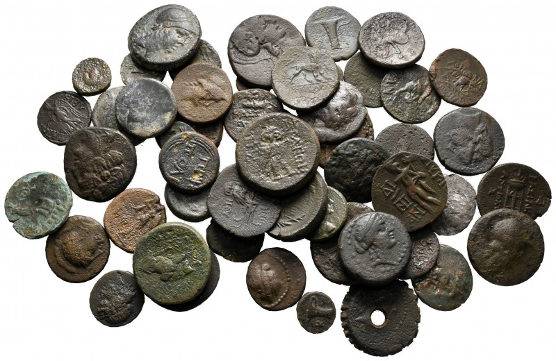 Lot of ca. 52 greek bronze coins / SOLD AS SEEN, NO RETURN!

nearly very fine