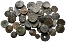 Lot of ca. 52 greek bronze coins / SOLD AS SEEN, NO RETURN!nearly very fine