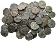 Lot of ca. 64 roman bronze coins / SOLD AS SEEN, NO RETURN!nearly very fine