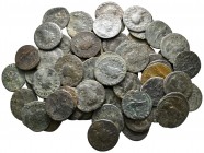 Lot of ca. 64 roman bronze coins / SOLD AS SEEN, NO RETURN!fine