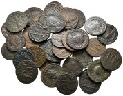 Lot of ca. 32 roman bronze coins / SOLD AS SEEN, NO RETURN!very fine