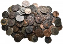 Lot of ca. 94 roman bronze coins / SOLD AS SEEN, NO RETURN!very fine