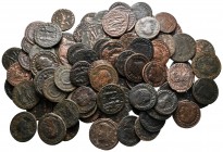 Lot of ca. 94 roman bronze coins / SOLD AS SEEN, NO RETURN!nearly very fine
