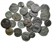 Lot of ca. 25 roman bronze coins / SOLD AS SEEN, NO RETURN!nearly very fine
