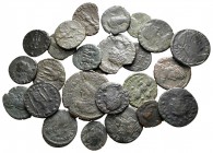 Lot of ca. 25 roman bronze coins / SOLD AS SEEN, NO RETURN!fine