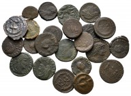Lot of ca. 23 roman bronze coins / SOLD AS SEEN, NO RETURN!nearly very fine