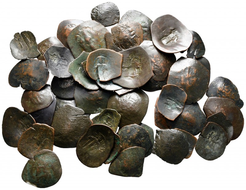 Lot of ca. 50 scyphate bronze coins / SOLD AS SEEN, NO RETURN!

fine