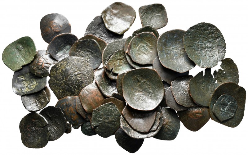 Lot of ca. 50 scyphate bronze coins / SOLD AS SEEN, NO RETURN!

fine