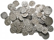 Lot of ca. 57 medieval silver coins / SOLD AS SEEN, NO RETURN!nearly very fine