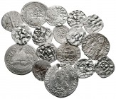 Lot of ca. 17 medieval silver coins / SOLD AS SEEN, NO RETURN!nearly very fine