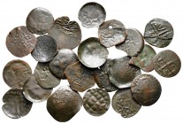 Lot of ca. 23 medieval bronze coins / SOLD AS SEEN, NO RETURN!fine