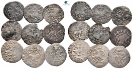 Lot of 9 cilician armenian silver coins / SOLD AS SEEN, NO RETURN!nearly very fine