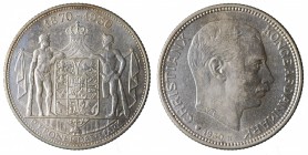 Denmark. Christian X. 2 kroner 1930 Ag gr.15 KM#829 MSPL