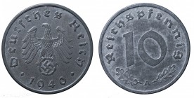 Germany. Third reich. 10 reichspfennig 1940A