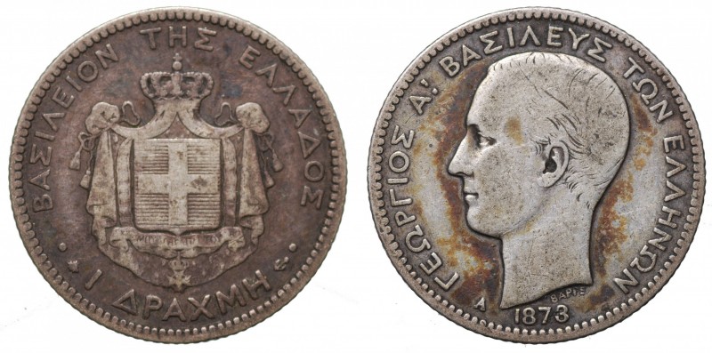Greece. 1 dracma 1873 AG