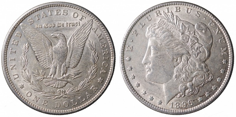 United States. Morgan Dollar 1896 Ag. mSPL