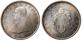 Vaticano. Giovanni XXIII. 500 lire 1959 Ag. gr.11 FDC
