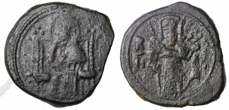 Messina. Ruggero II Duca normanno (1105-1154). Doppio follaro CU gr. 5,68. rif.M...