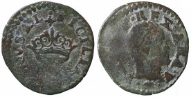 Regno di Napoli. Filippo II (1554-1598). 2 cavalli AE gr. 1,88 mMB