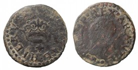 Regno di Napoli. Filippo II (1554-1598). 2 cavalli AE gr. 3,11 MB